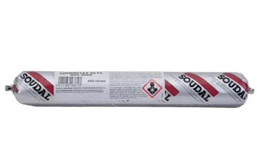 Полиуретановый клей-герметик SOUDAL Соудафлекс 40 ФС белый 600 мл 146686