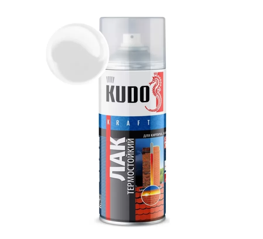 Лак термостойкий KUDO KU-9006 бесцветный