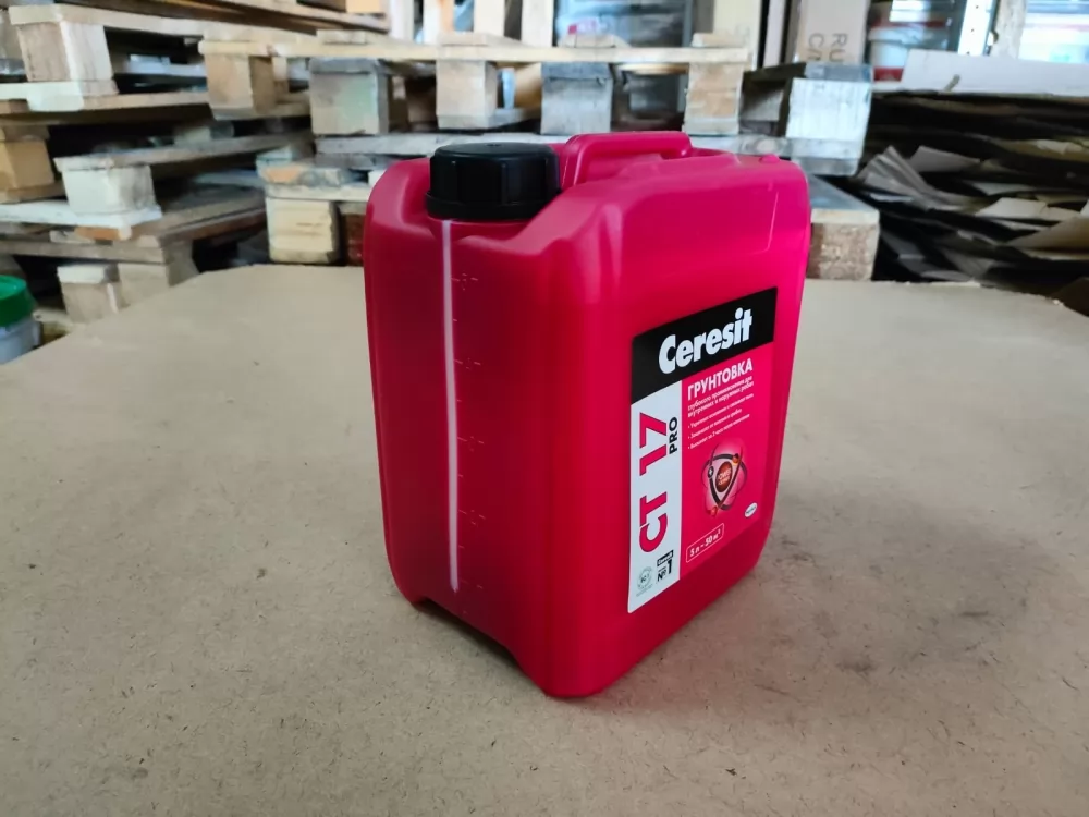 Грунт Ceresit CT17 PRO, 5 л Грунтовки