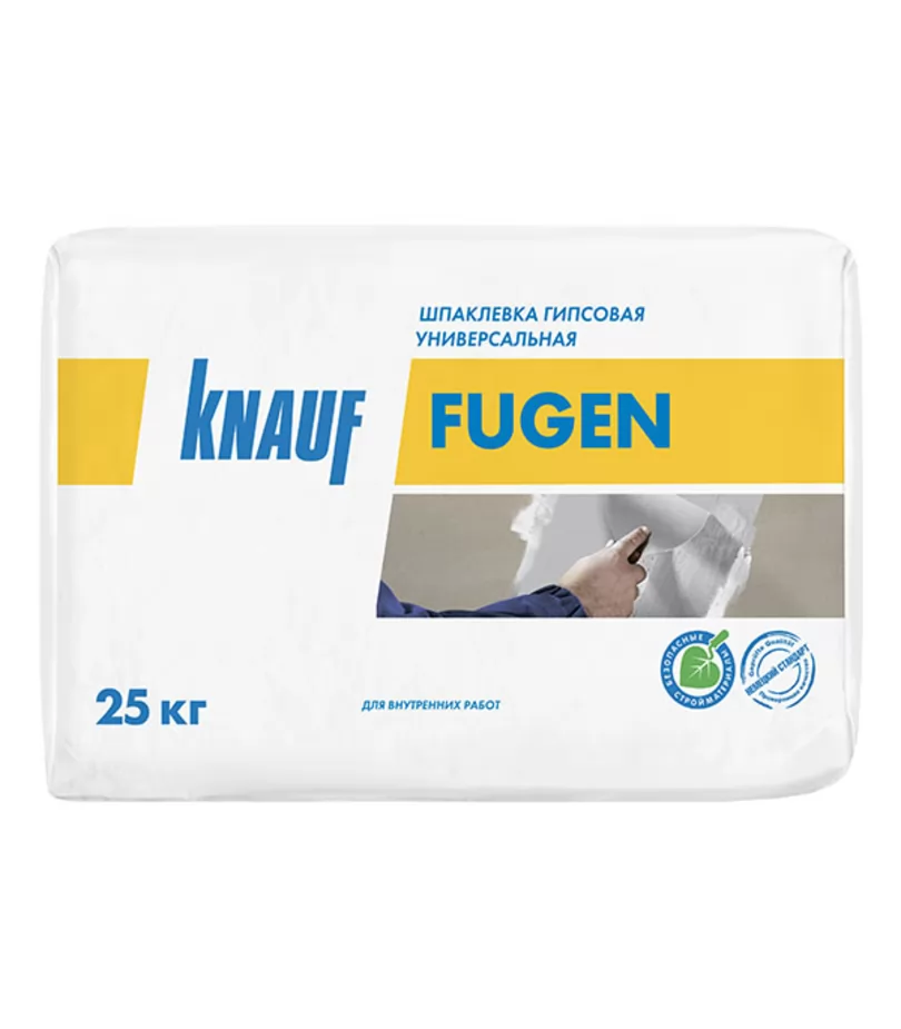Шпаклёвка гипсовая Knauf, белая, 25 кг